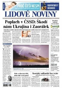 Obálka e-magazínu Lidové noviny 11.6.2014