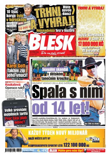 Obálka e-magazínu Blesk 8.2.2017