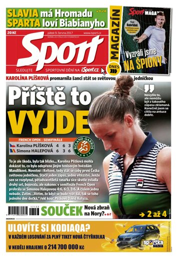 Obálka e-magazínu Sport 9.6.2017