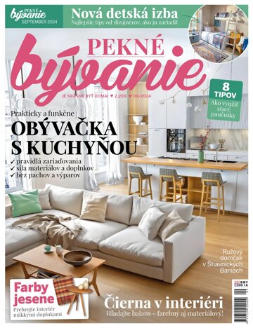 Obálka e-magazínu Pekné bývanie 9/2024