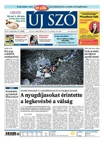 Obálka e-magazínu Új Szó 29.9.2014