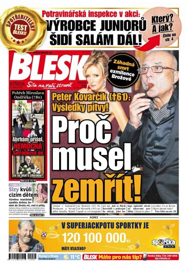 Obálka e-magazínu Blesk 8.4.2015