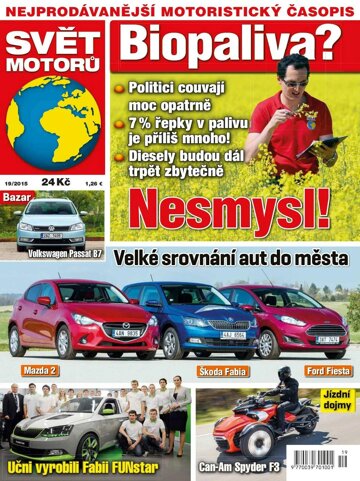 Obálka e-magazínu Svět motorů 4.5.2015