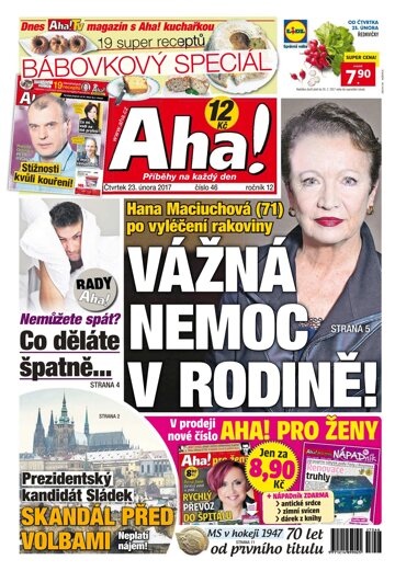 Obálka e-magazínu AHA! 23.2.2017