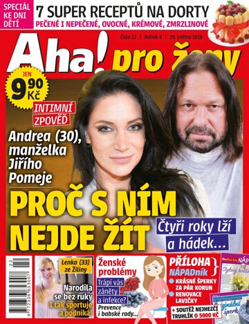 Obálka e-magazínu AHA! pro ženy 22/2018