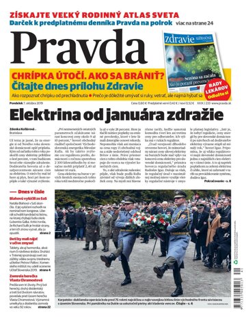 Obálka e-magazínu Pravda 7. 10. 2019