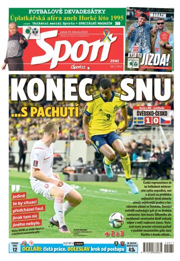 Obálka e-magazínu Sport 25.3.2022