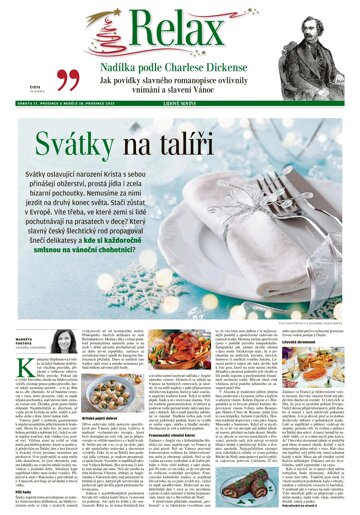 Obálka e-magazínu LN+ Čechy - 17.12.2022