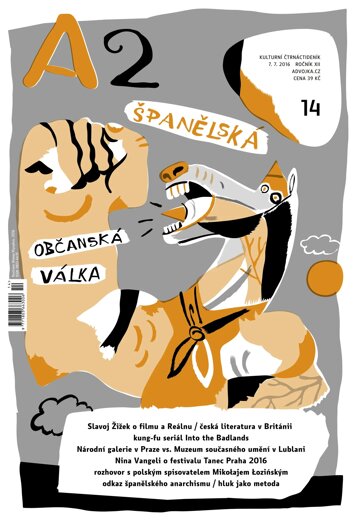 Obálka e-magazínu A2 kulturní čtrnáctideník 14/2016