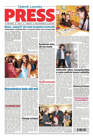 Obálka e-magazínu Lounský press 3/2015