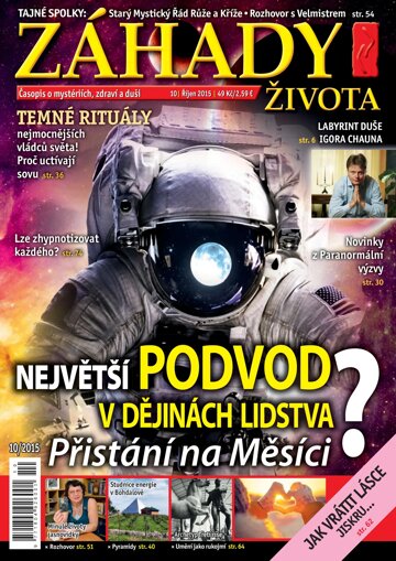 Obálka e-magazínu Záhady života 10/2015