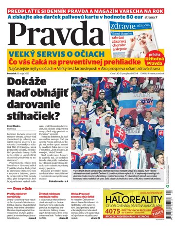 Obálka e-magazínu Pravda 15. 5. 2023