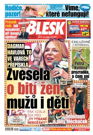 Obálka e-magazínu Blesk 3.7.2023