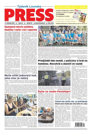 Obálka e-magazínu Lounský press 29/24