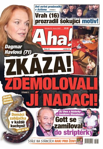 Obálka e-magazínu AHA! 22.2.2025