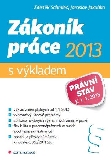 Obálka knihy Zákoník práce 2013 - s výkladem