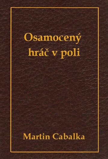 Obálka knihy Osamocený hráč v poli