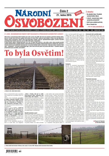 Obálka e-magazínu Národní Osvobození 2/2015