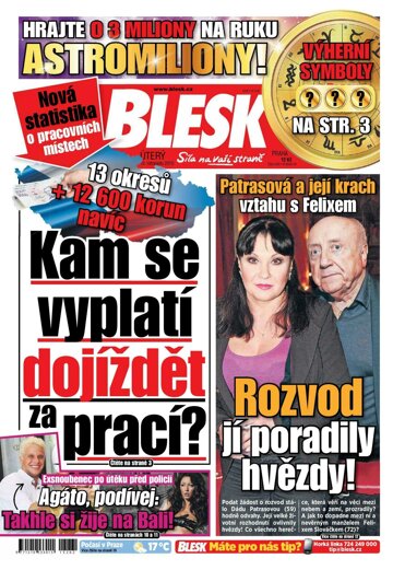 Obálka e-magazínu Blesk 10.11.2015