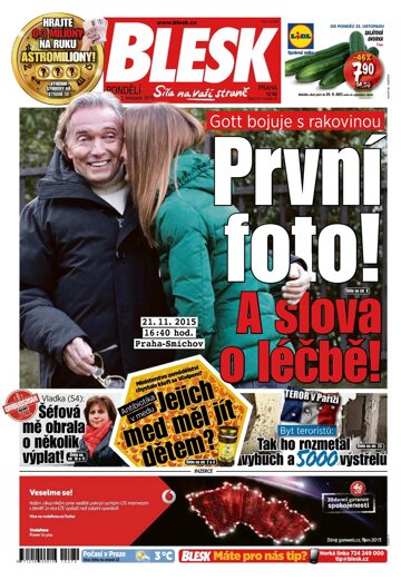 Obálka e-magazínu Blesk 23.11.2015