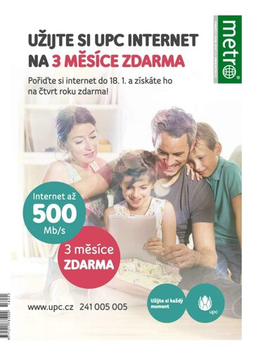 Obálka e-magazínu deník METRO 8.1.2018