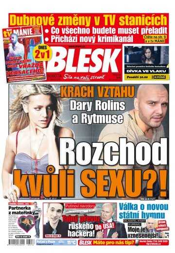 Obálka e-magazínu Blesk 31.3.2018