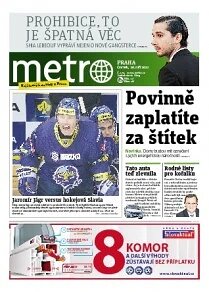 Obálka e-magazínu deník METRO 20.9.2012