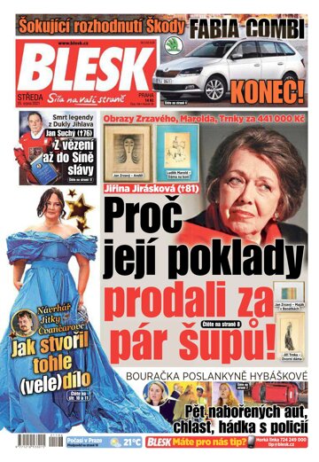 Obálka e-magazínu Blesk 25.8.2021