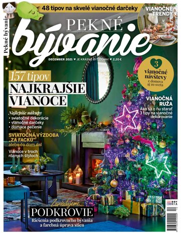 Obálka e-magazínu Pekné bývanie 12/2021