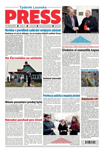 Obálka e-magazínu Lounský press 12/2015