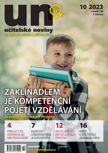 Obálka e-magazínu Učitelské noviny 10/2023