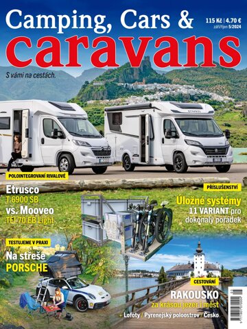 Obálka e-magazínu Camping, Cars & Caravans 5/2024