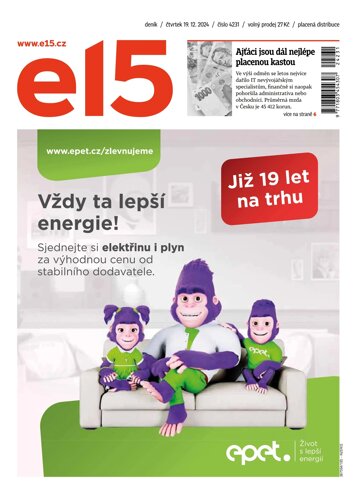 Obálka e-magazínu E15 19.12.2024