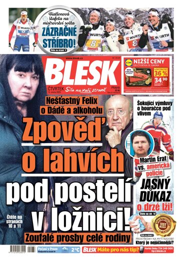 Obálka e-magazínu Blesk 13.2.2025