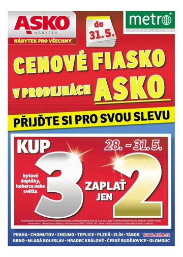 Obálka e-magazínu deník METRO 28.5.2015