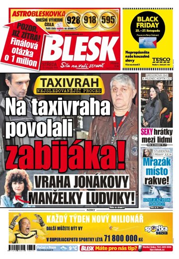 Obálka e-magazínu Blesk 23.11.2016