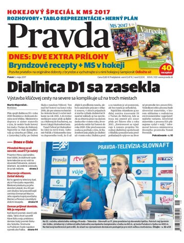 Obálka e-magazínu Pravda 5. 5. 2017