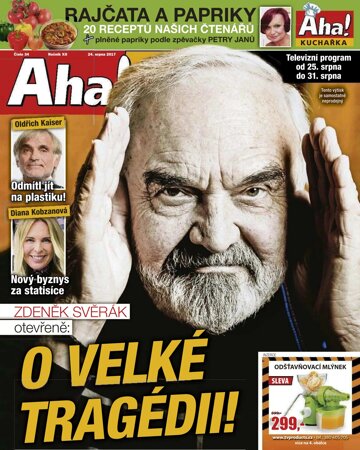 Obálka e-magazínu AHA! Tv - 24.8.2017