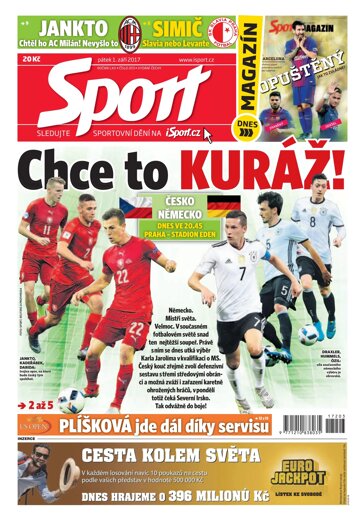 Obálka e-magazínu Sport 1.9.2017