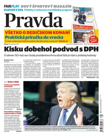 Obálka e-magazínu Pravda 20.9.2017