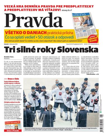 Obálka e-magazínu Pravda 6.2.2018