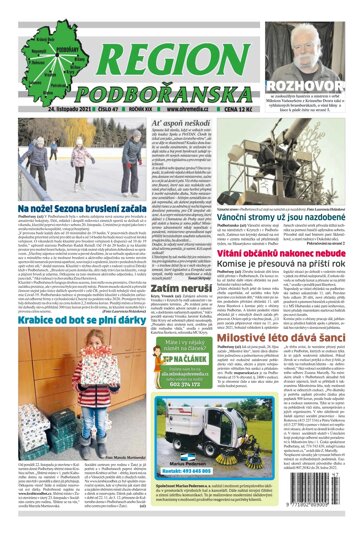 Obálka e-magazínu Region Podbořanska 47/2021