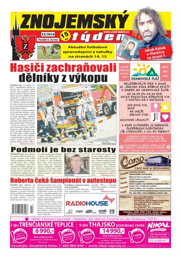 Obálka e-magazínu Znojemský týden 23/2016