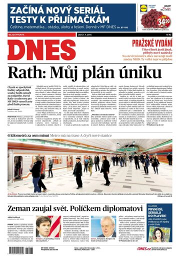 Obálka e-magazínu MF Dnes 7.4.2015