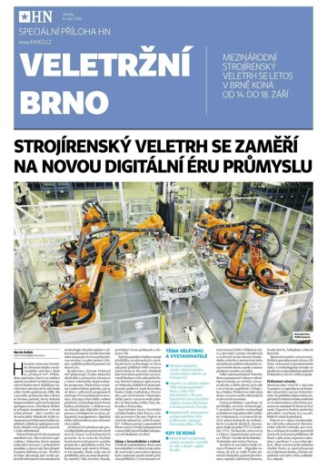 Obálka e-magazínu Hospodářské noviny - příloha 175 - 9.9.2015HX