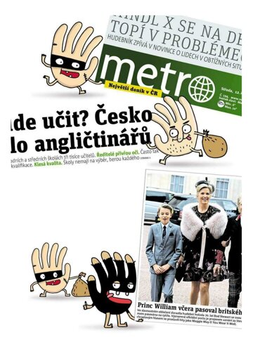 Obálka e-magazínu deník METRO 12.10.2016