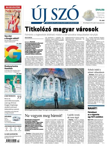 Obálka e-magazínu Új Szó 25.11.2016