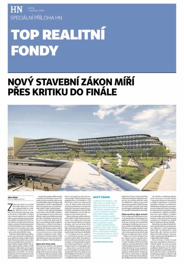 Obálka e-magazínu Hospodářské noviny - příloha 237 - 9.12.2020 Top realiltní fondy