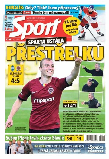 Obálka e-magazínu Sport 17.5.2021