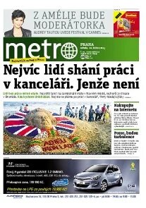 Obálka e-magazínu deník METRO 10.4.2013